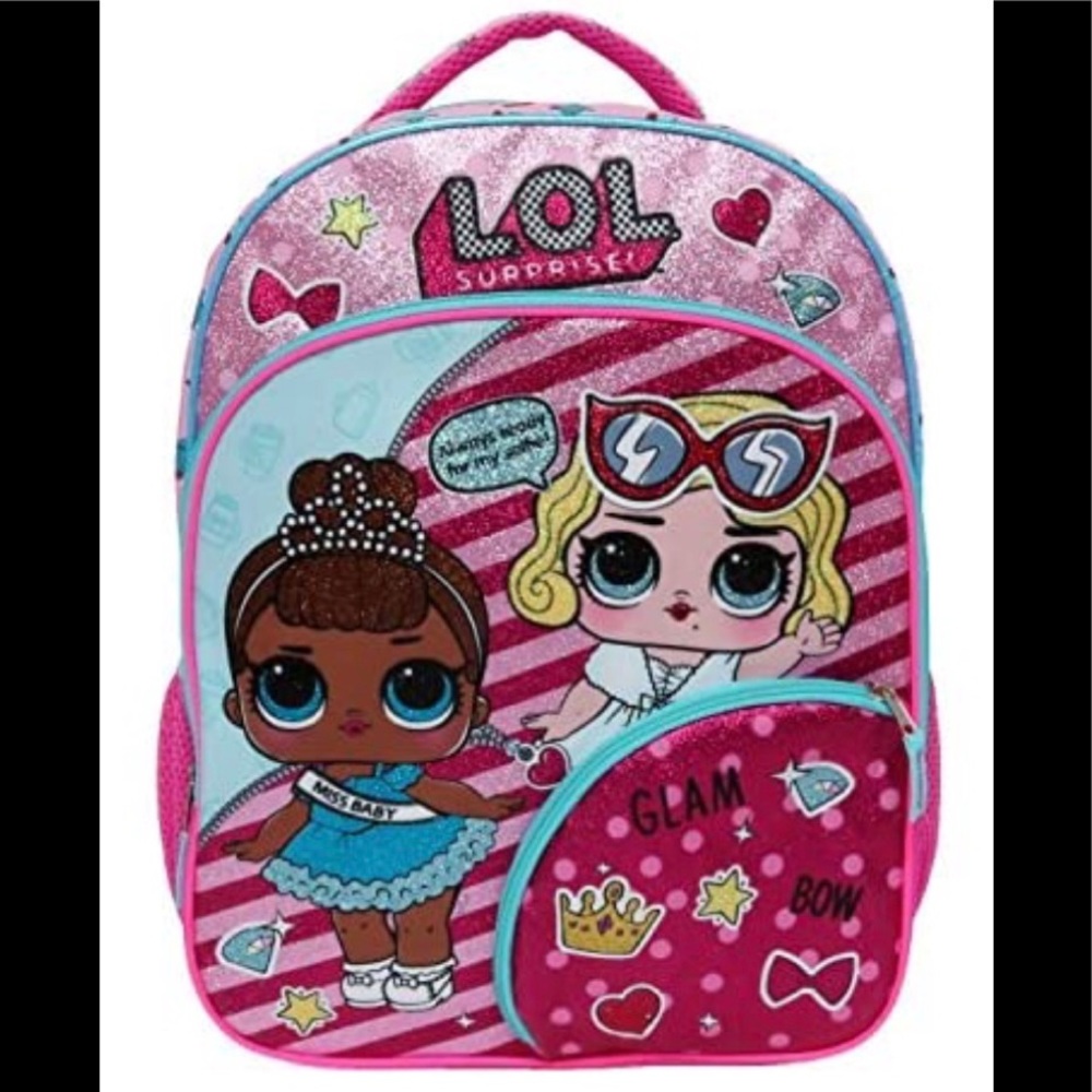 Such a Cute LOL backpack and Flip Down Lunchbox